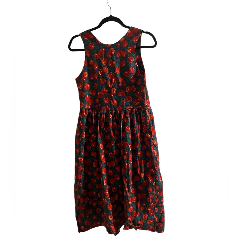 Vintage Judy Lynn Apple Midi Dress - Picture 2 of 3